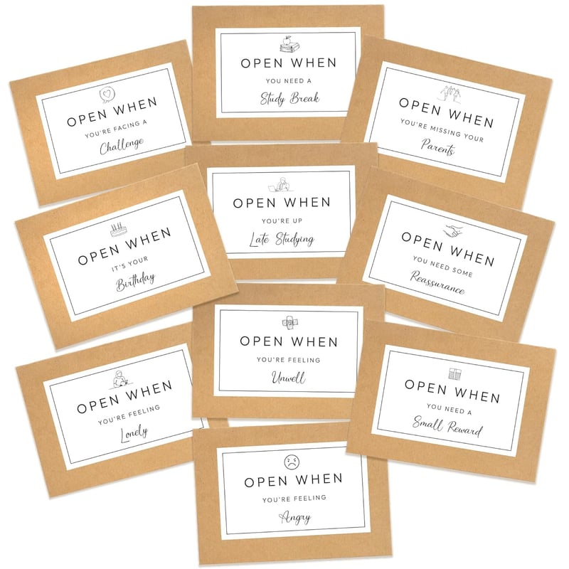 Personalized Open When Graduation Envelopes 2025 for Students