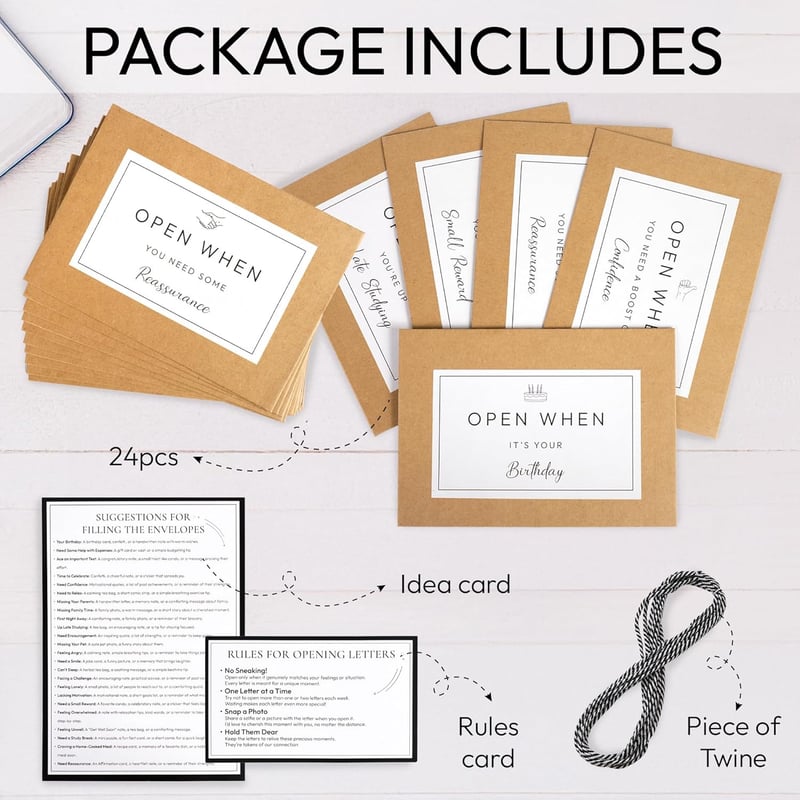Personalized Open When Graduation Envelopes 2025 for Students