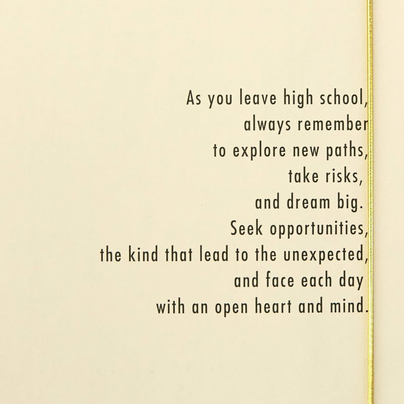 High School Graduation Card - 