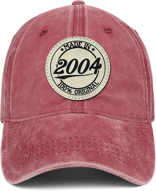 Vintage 21st Birthday Baseball Cap for Him & Her, 100% Cotton