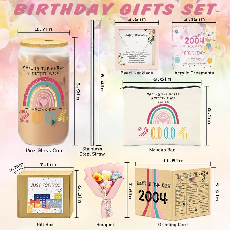 21st Birthday Makeup Bag Gifts for Women