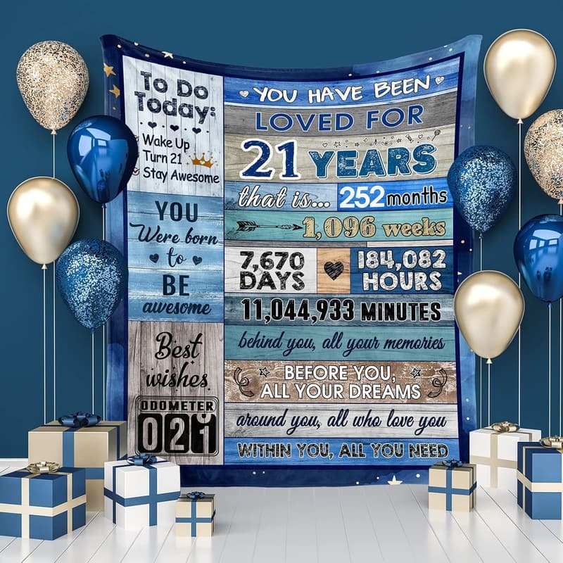 21st Birthday Gift Box for Men