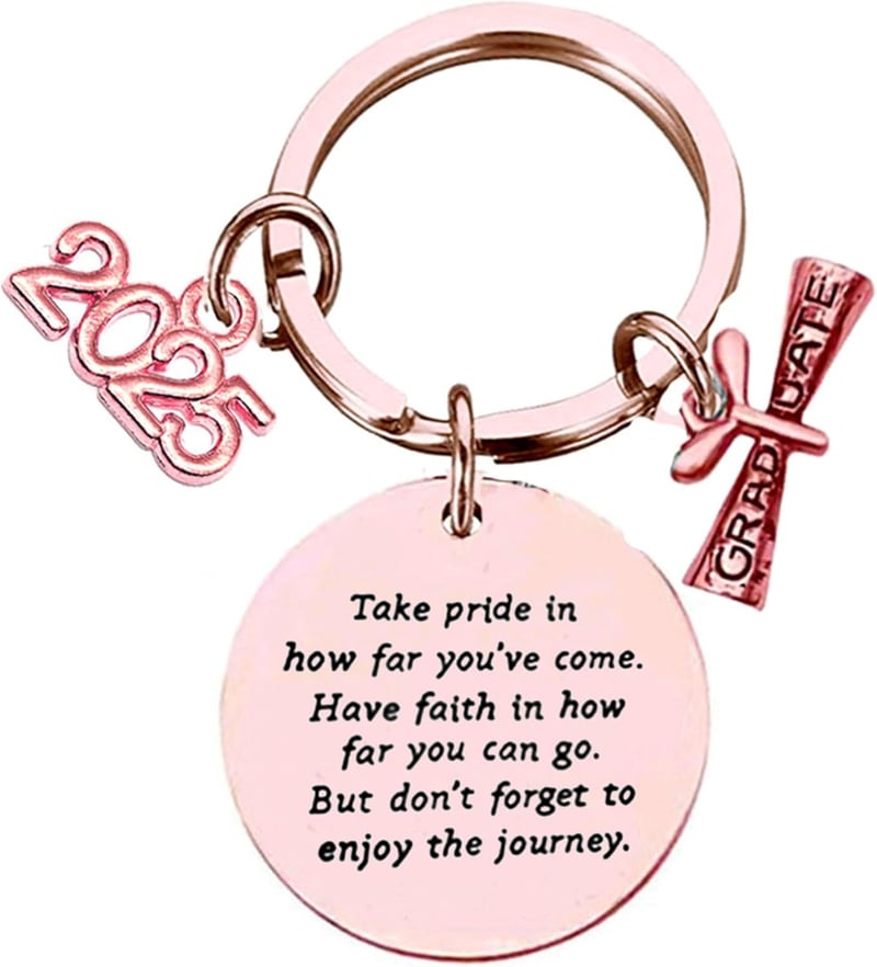 Graduation Keychain Souvenir for Him or Her
