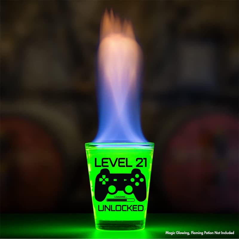 21st Birthday Shot Glass - 