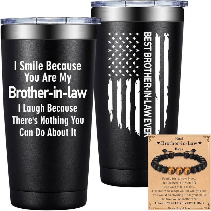 Brother-in-Law Birthday Tumbler Cup - 20oz Gift