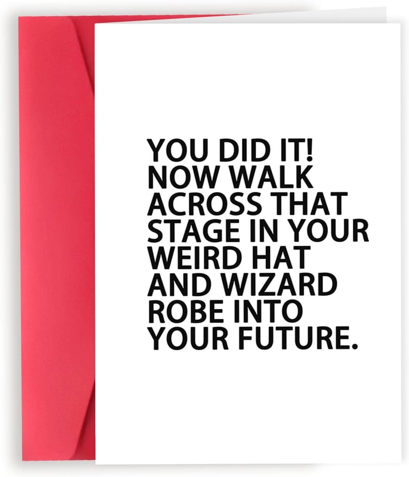 Graduation Congratulations Card for Him or Her
