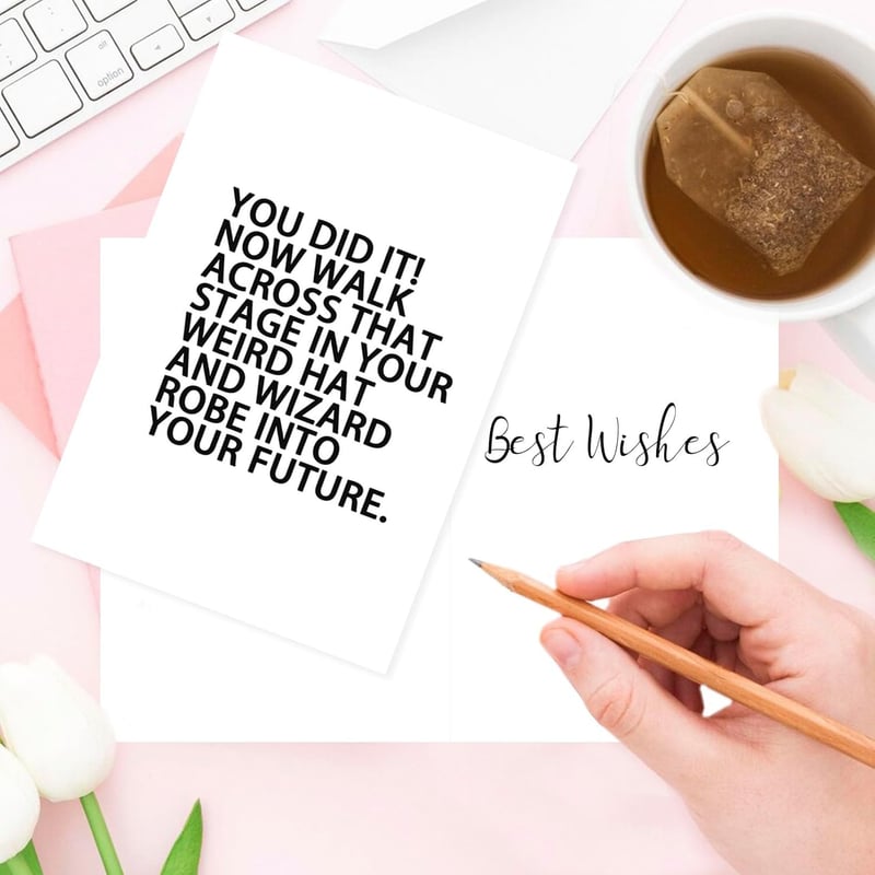 Graduation Congratulations Card for Him or Her