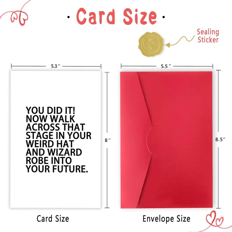 Graduation Congratulations Card for Him or Her
