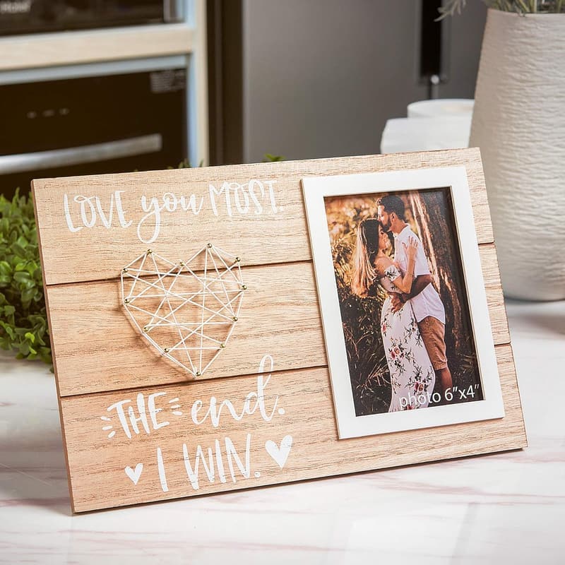 Couples Anniversary Picture Frame Gift - 4x6 Inches