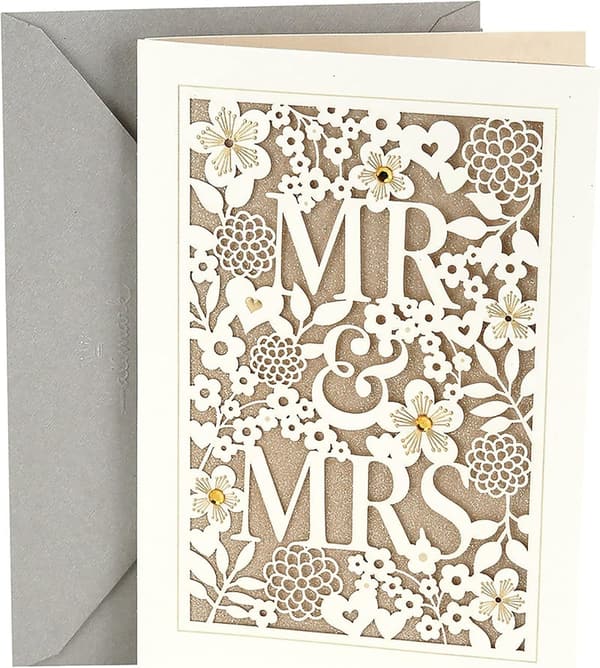 Wedding Card for Mr. & Mrs. by Hallmark