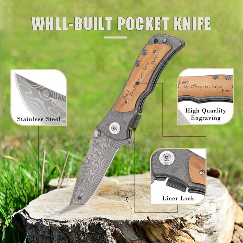 Best Brother-in-Law Pocket Knife Gift for Father's Day