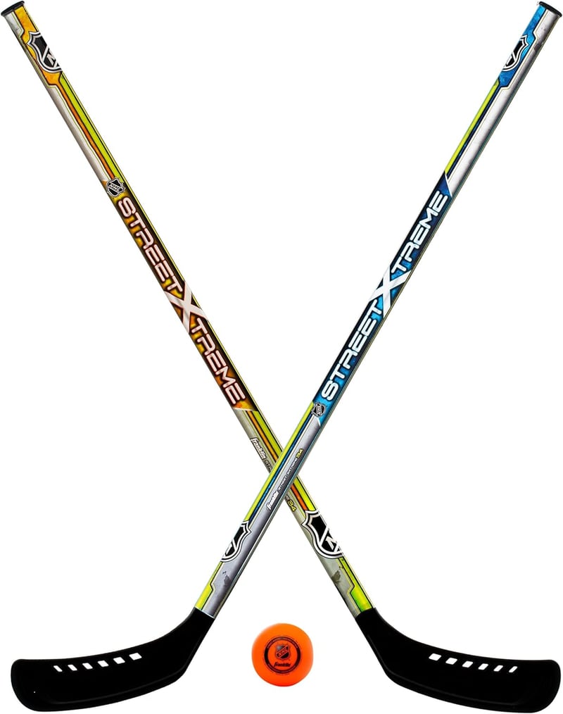 Kids Street Hockey Starter Set - 2 Sticks & Roller Ball