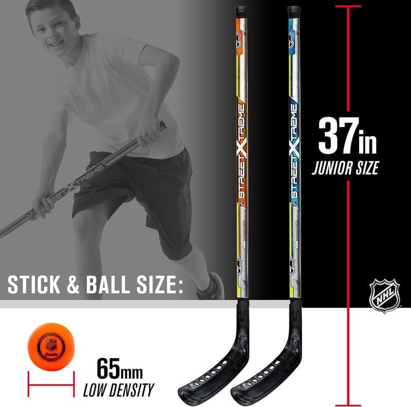 Kids Street Hockey Starter Set - 2 Sticks & Roller Ball