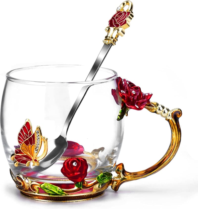 Mothers Day Enamel Coffee Mug for Women