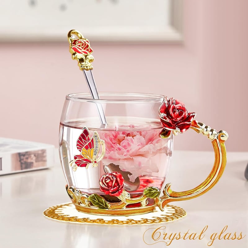 Mothers Day Enamel Coffee Mug for Women
