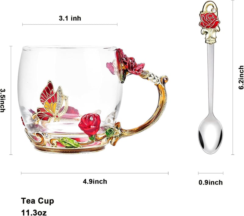 Mothers Day Enamel Coffee Mug for Women