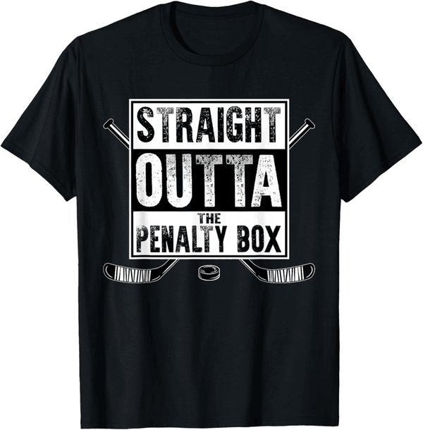 Penalty Box Ice Hockey Player T-Shirt