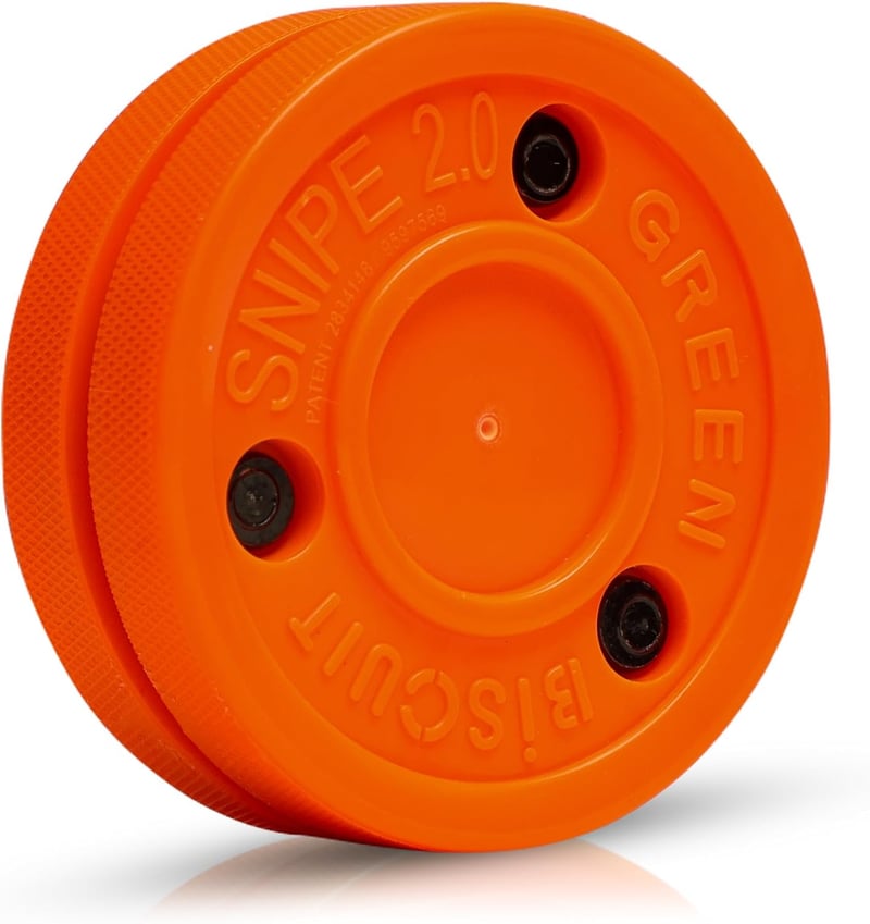 Green Biscuit Off-Ice Hockey Puck 2-Pack