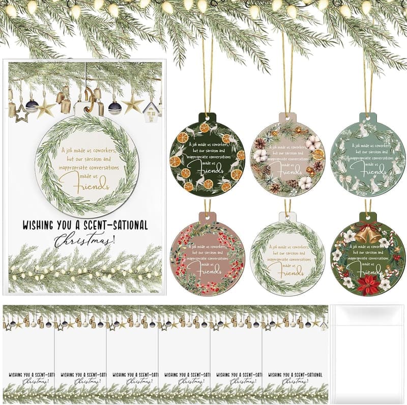 Christmas Coworker Appreciation Gift Set with Scent Sachets