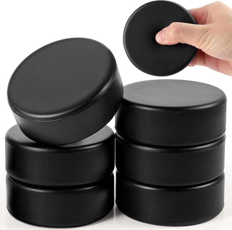 3-Inch Soft Foam Hockey Pucks Set for Kids & Adults