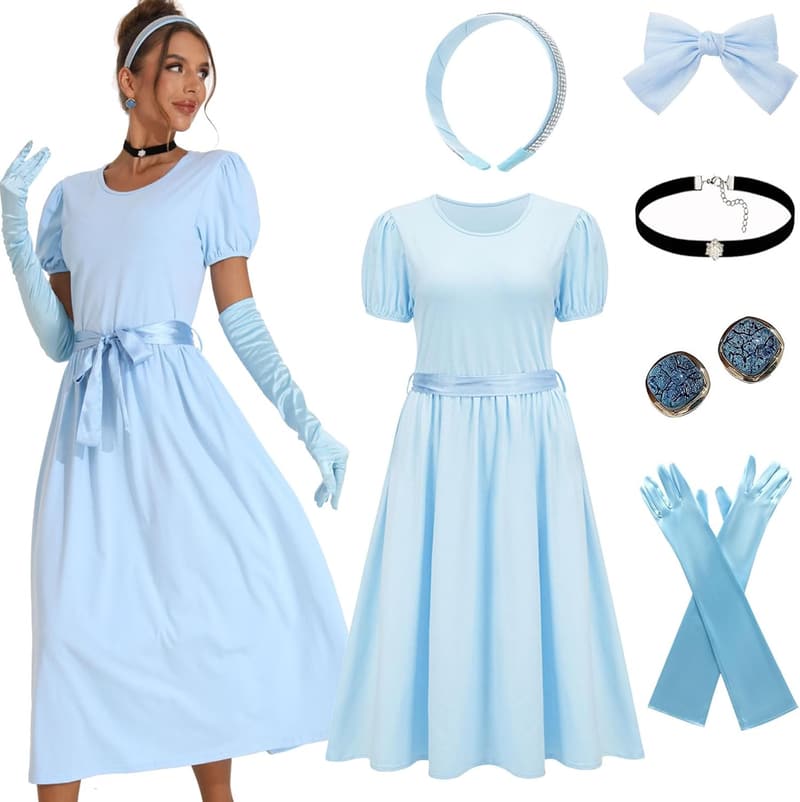 Women's Classic Princess Halloween Costume with Accessories