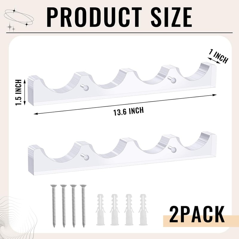 Hockey Puck Display Rack for 4 - Acrylic Wall Holder