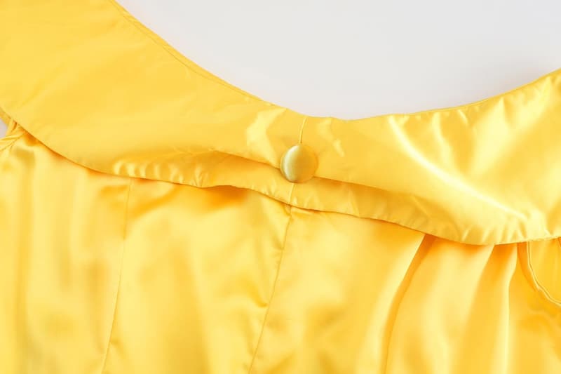 Yellow Princess Costume for Women - Adult Halloween Party Dress