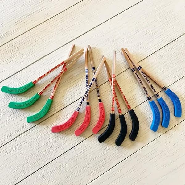 Hockey Stick Pencils - 12-Pack for Sports Fans