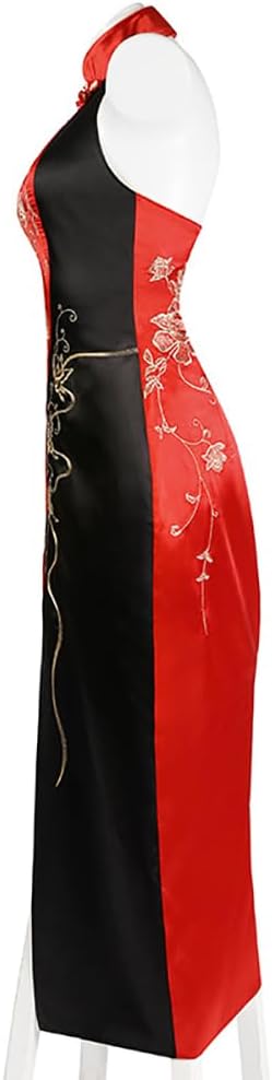 Ada Wong Cosplay Costume Set: Red Cheongsam Dress & Wig