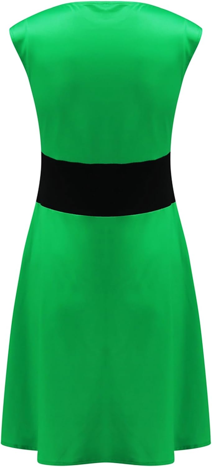Women's Halloween Buttercup Costume Dress with Accessories