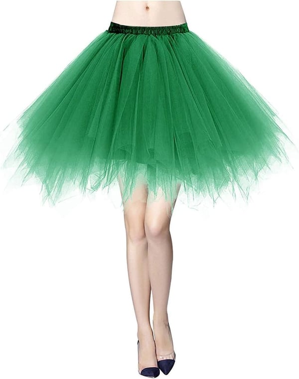 Adult Tulle Tutu Skirt for Halloween Costumes