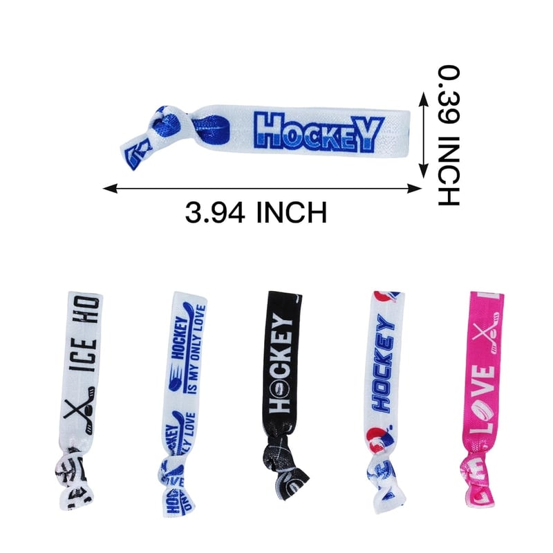 Hockey Hair Accessories - No Crease Headbands for Women (24 Pack)