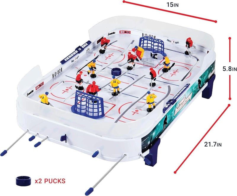 Rod Hockey Tabletop Game Set - Fun Family Game for Kids