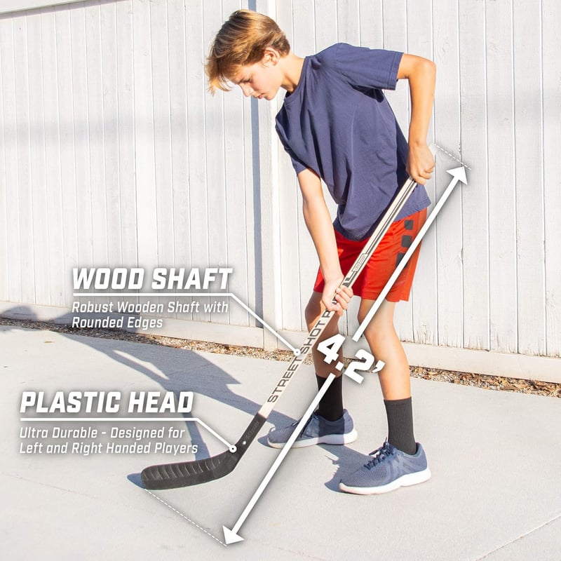 Street Hockey Set: Goals & Sticks (2-盒)