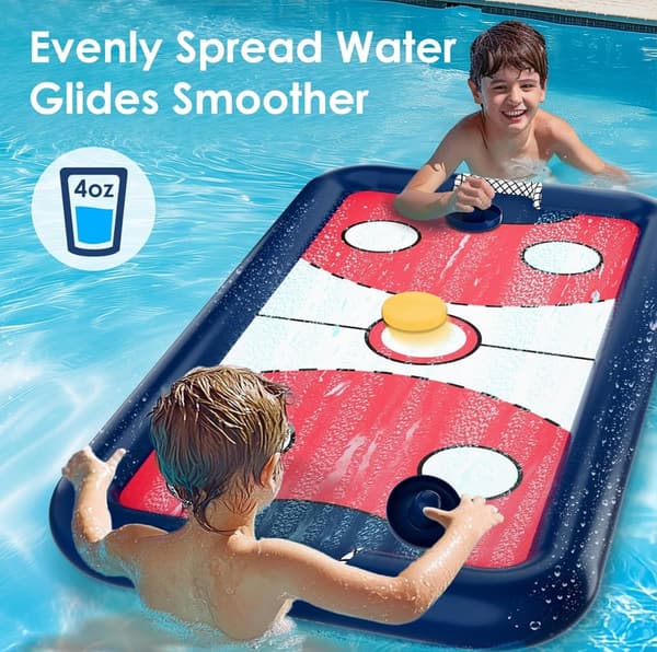 Inflatable Pool Hockey Game Toy - Fun Water Sports for Kids & 家庭