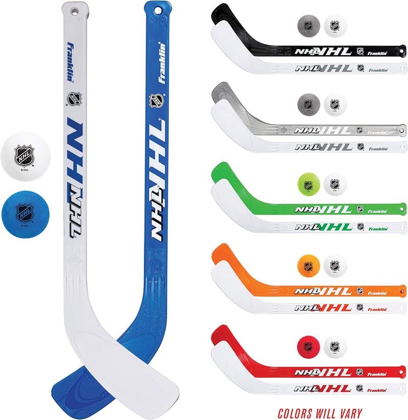 Kids Indoor Mini Hockey Stick and Ball Set - 2 Sticks & 2 球