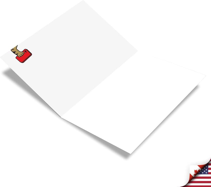 Funny Cat Humor Greeting Card with Envelope - All Occasions