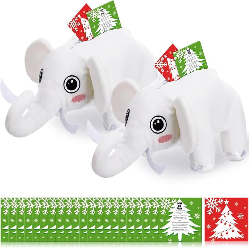 White Elephant Gift Exchange Set for Christmas Party