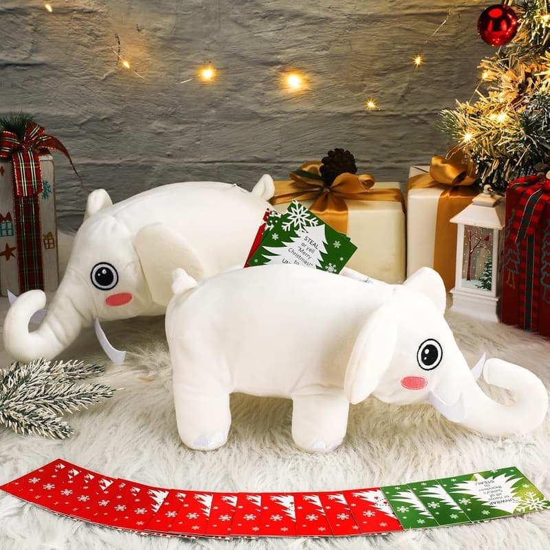 White Elephant Gift Exchange Set for Christmas Party