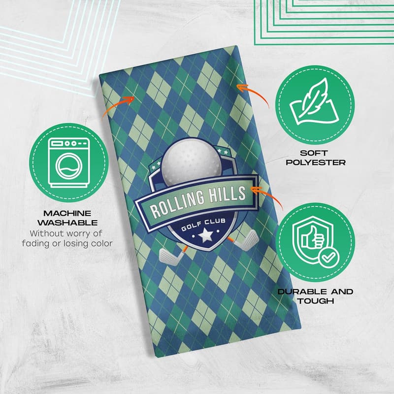 Customizable Rally Towels - Durable, Machine-Washable (5 Pack)