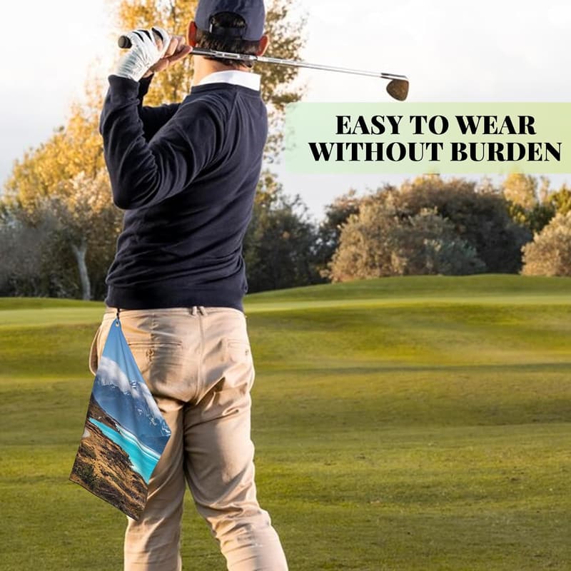 Personalized Golf Towel with Clip for Men and Women