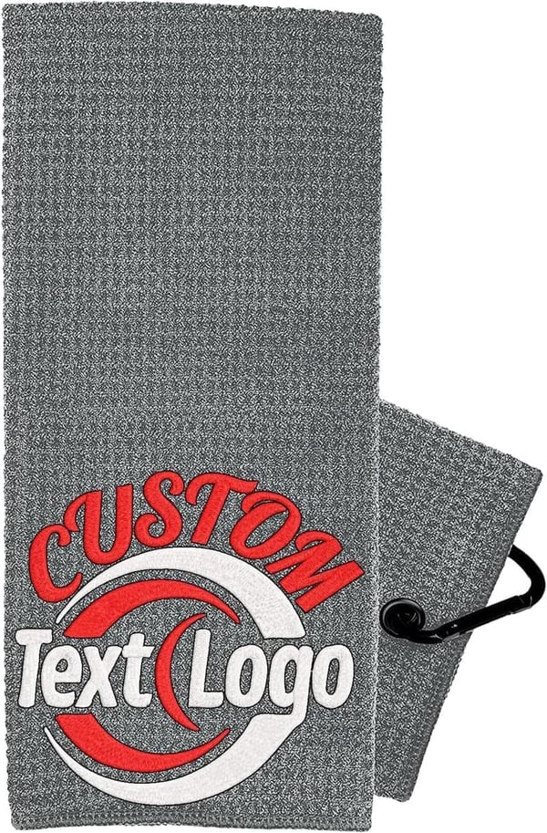 Personalized Monogrammed Golf Towel with Clip