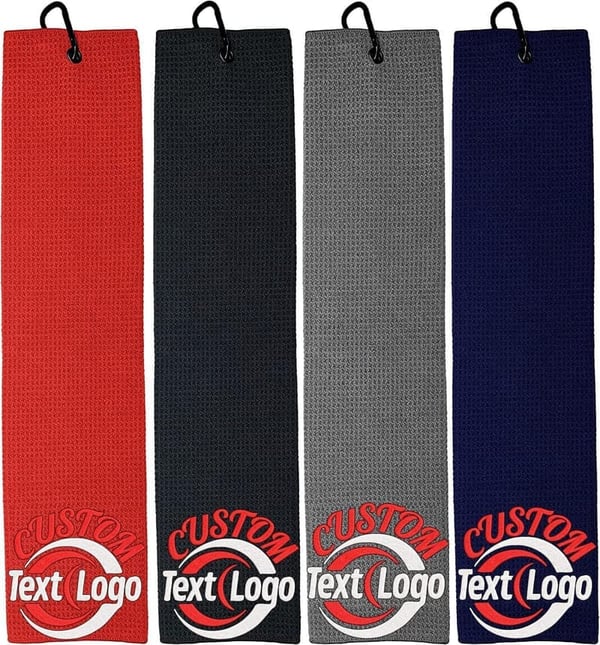 Personalized Monogrammed Golf Towel with Clip