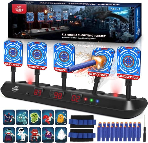 Nerf Shooting Targets with Digital Scoring for Kids