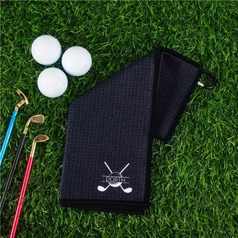 Personalized Microfiber Golf Towel with Clip