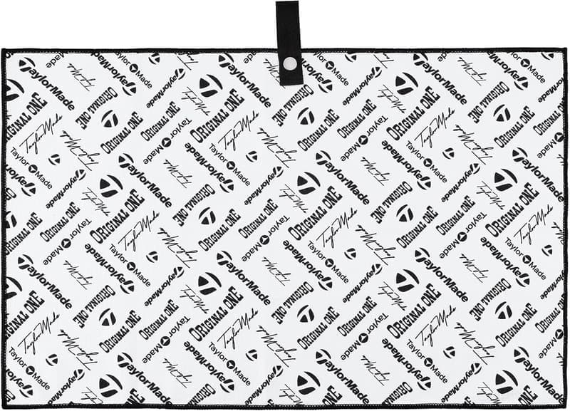 TaylorMade Golf Microfiber Cart Towel, Black, 15