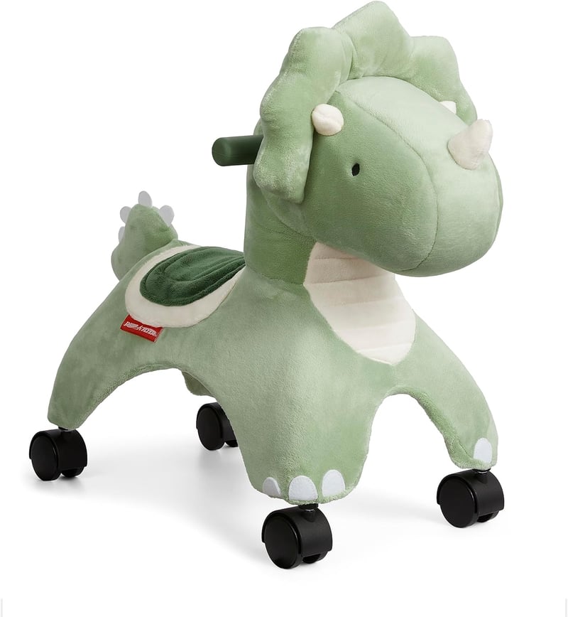 Ride-On Dinosaur Toy for Toddlers Ages 1-3 - Green