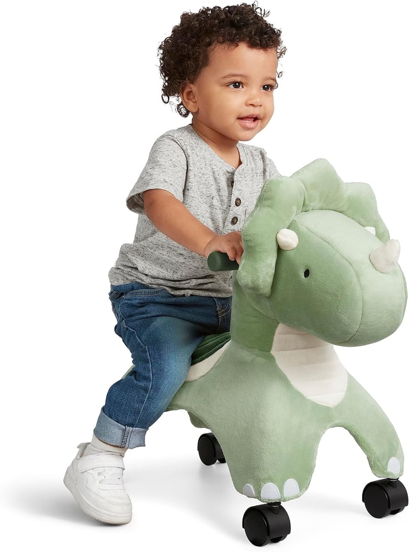 Ride-On Dinosaur Toy for Toddlers Ages 1-3 - Green