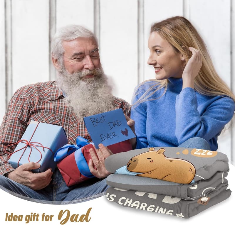 Birthday Gift for Dad - Soft Throw Blanket (50x60in)