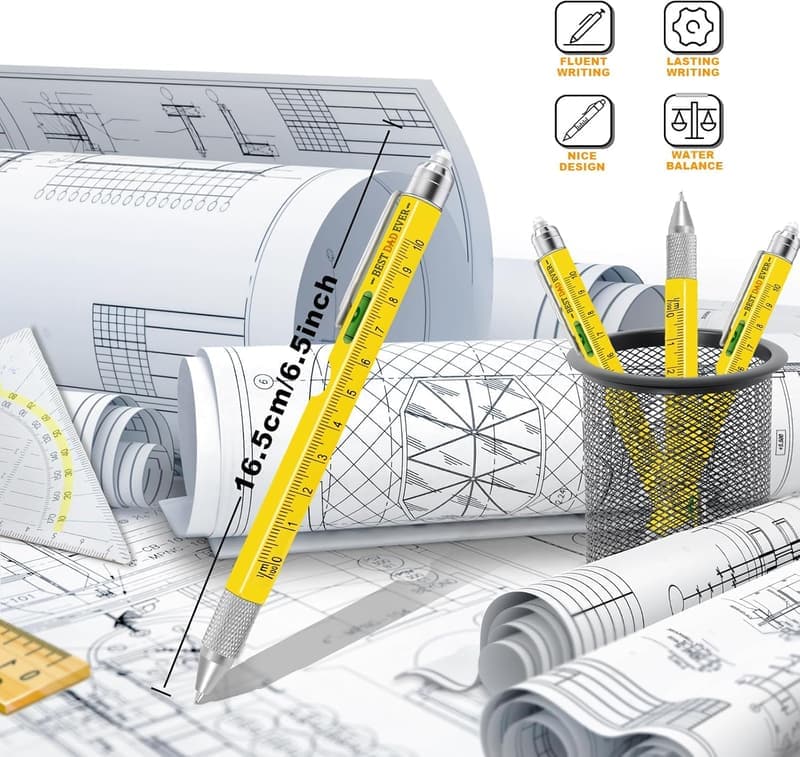 Father's Day 9-in-1 Multitool Pen - Personalized Gift for Dad